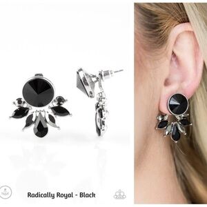 Radically Royal Jacket Earrings